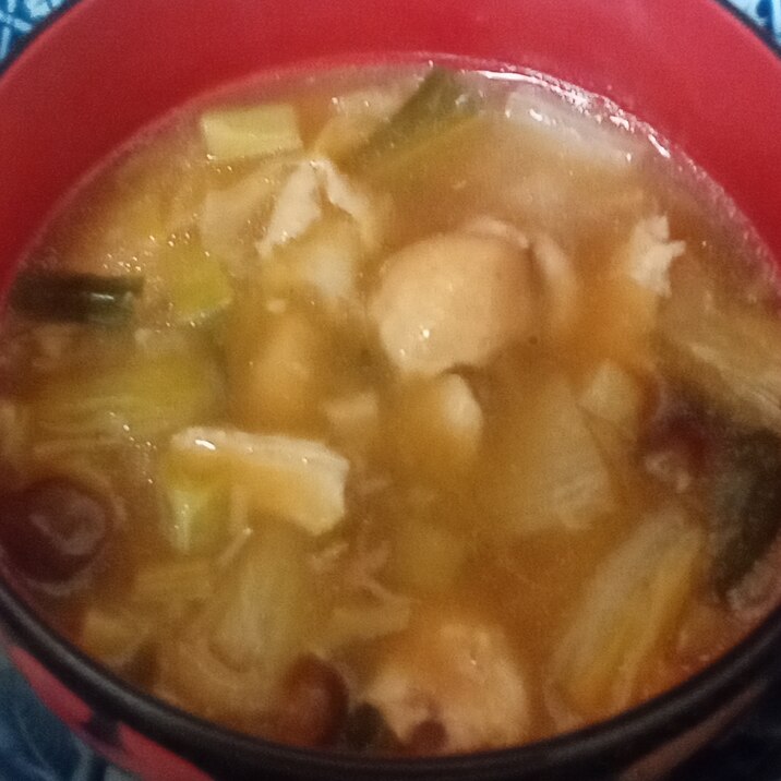 鶏手羽元濃厚スープ